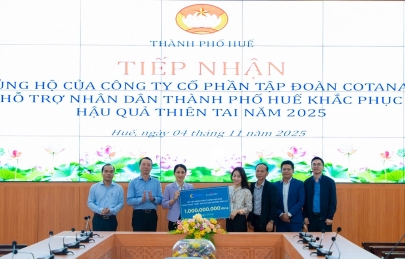 COTANA GROUP ĐỒNG HÀNH CÙNG NGƯỜI DÂN HUẾ VƯỢT QUA MÙA LŨ